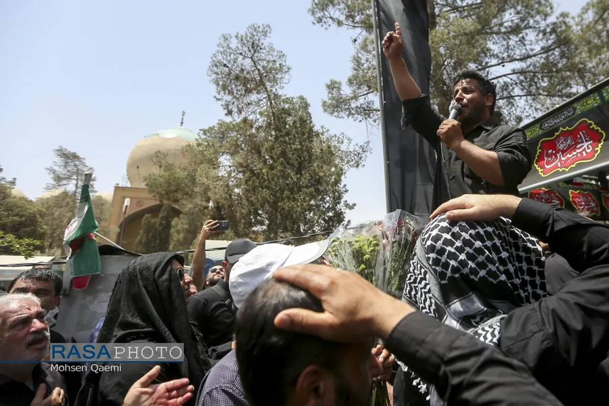 تشییع پیکر پاک سرلشکر شهید حاج محمدحسن محققی در تهران