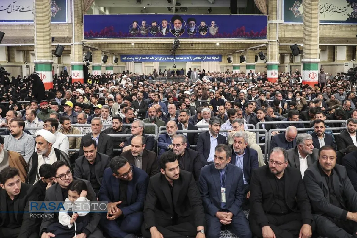 مراسم بزرگداشت شهید رئیسی و شهدای خدمت با حضور رهبر انقلاب