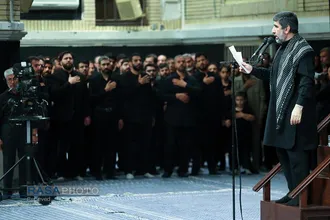 مراسم عزاداری شام غریبان حسینی (علیه&zwnj;السلام) در حسینیه امام خمینی (ره)