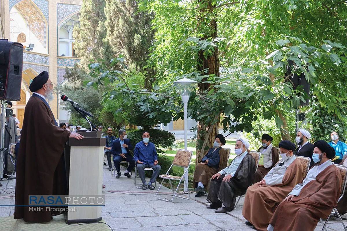 تجمع طلاب و روحانیون اصفهان در حمایت از مردم فلسطین و افغانستان&lrm;
