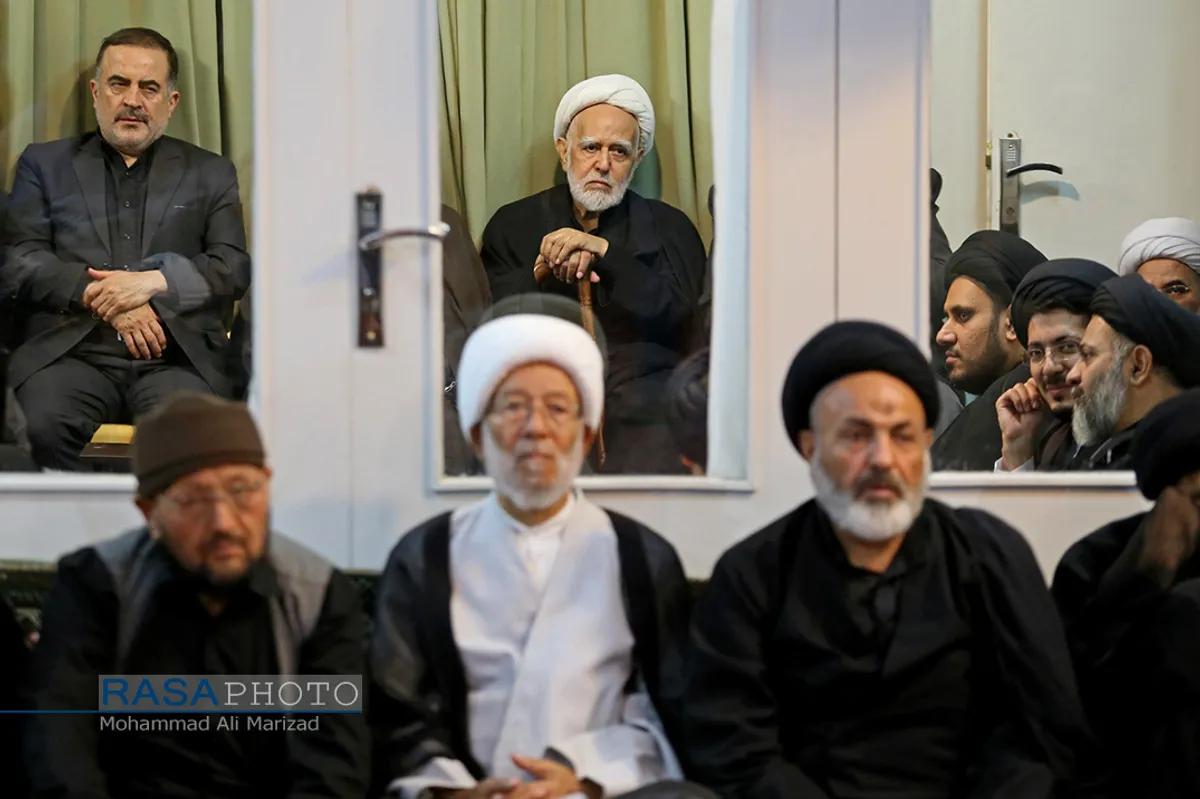 عزاداری روز ششم محرم در بیت حضرت آیت الله صافی گلپایگانی