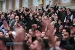 آخرین شب عزاداری شهادت حضرت زهرا (سلام&zwnj;الله&zwnj;علیها) با حضور رهبر انقلاب