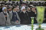 آیین تعویض پرچم گنبد منور رضوی در روز میلاد حضرت امام رضا (علیه&zwnj;السلام)