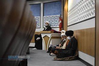 مراسم گرامیداشت هفته پژوهش و تجلیل از پژوهشگران برتر مرکز فقهی ائمه اطهار (ع)