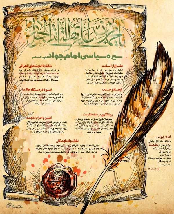 اطلاع نگاشت | نگاهی به سیره سیاسی امام جواد علیه السلام