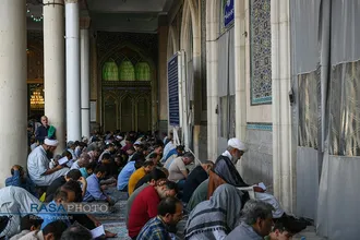 مراسم پرفیض دعای عرفه در حرم کریمه اهلبیت (سلام&zwnj;الله&zwnj;علیها)