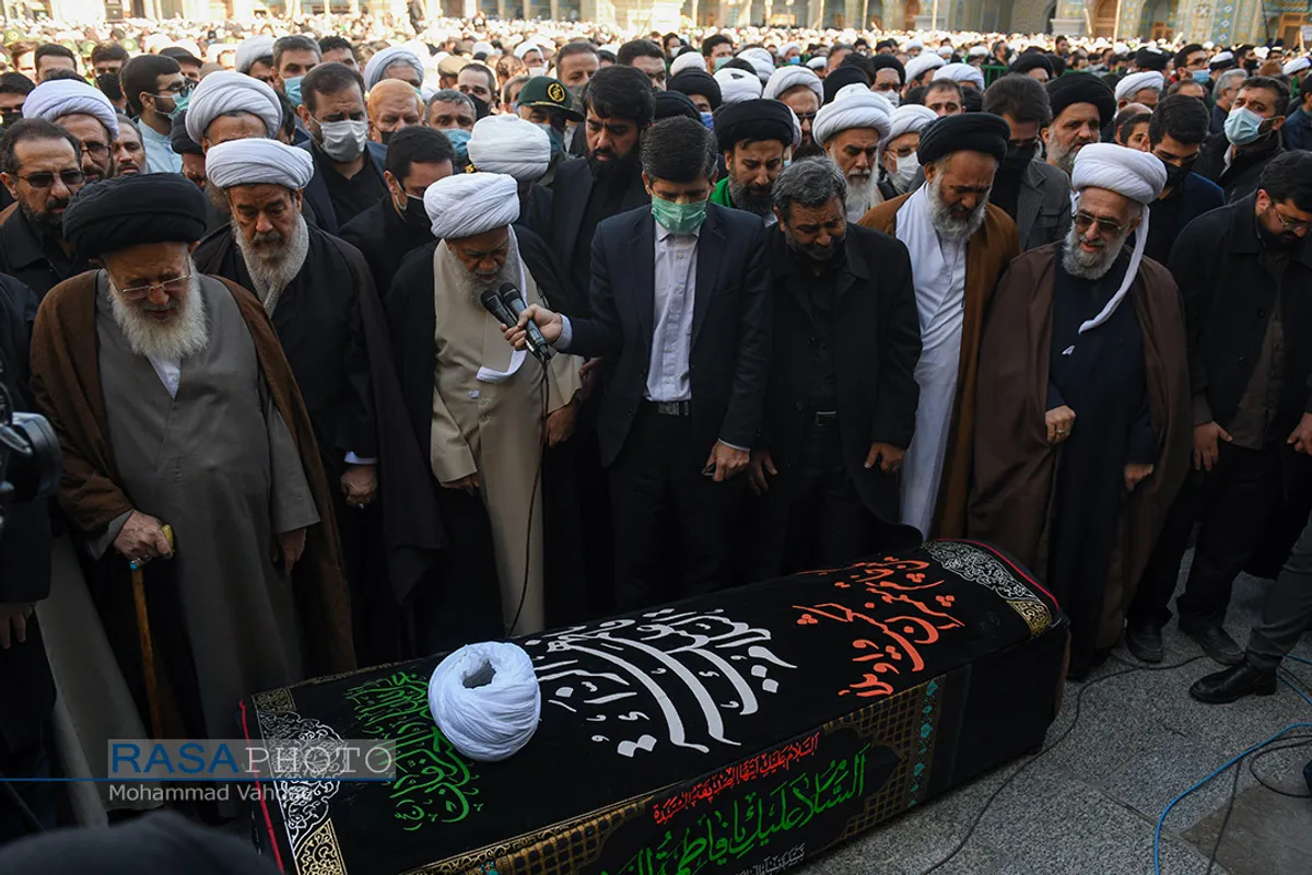 تشییع حضرت آیت الله صافی گلپایگانی در قم