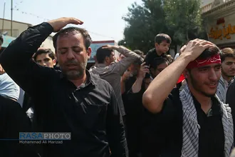 تشییع ۷ شهید گمنام دفاع مقدس در قم