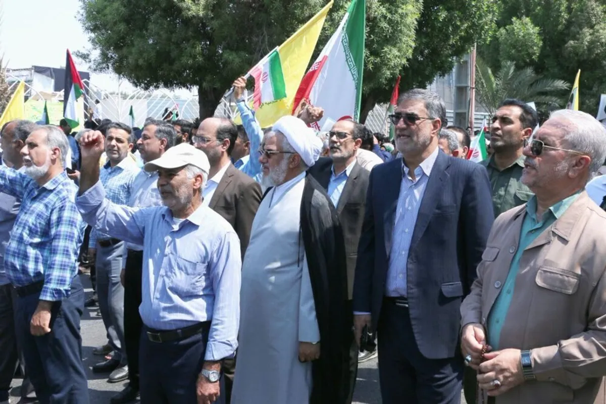 حضور شخصیت های حوزوی در راهپیمایی روز جهانی قدس