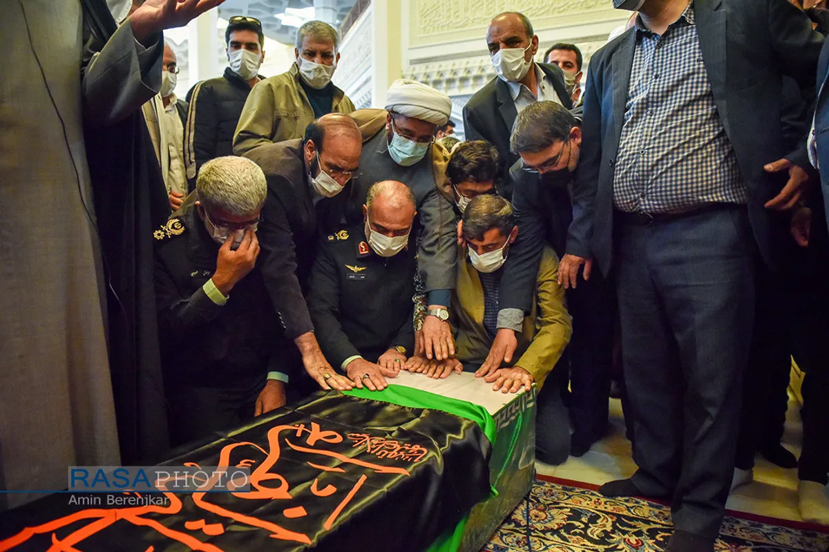 تشییع پیکر شهید علی&zwnj;اکبر رنجبر در شیراز&lrm;&lrm;