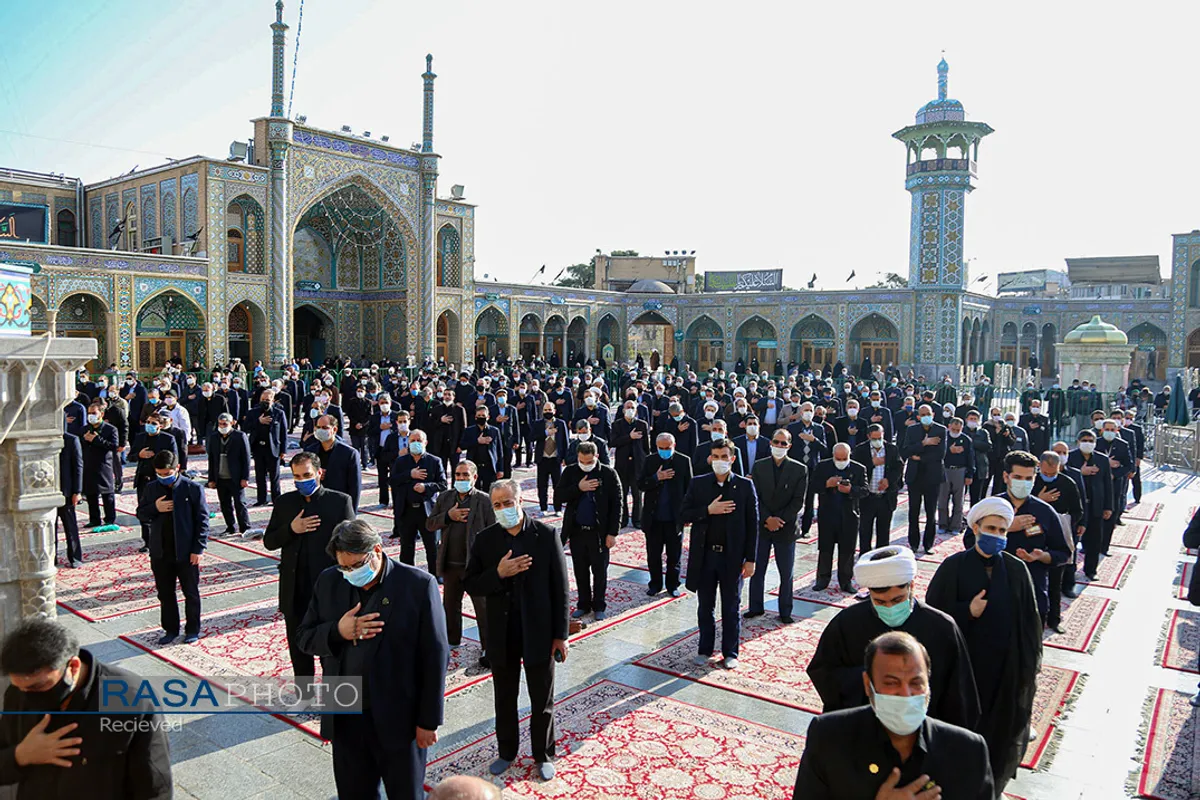 خطبه&zwnj;خوانی خادمان حرم کریمه اهل&zwnj;بیت (س) در روز شهادت امام موسی کاظم (ع)
