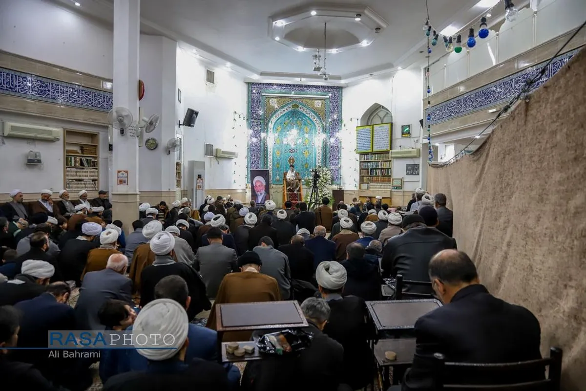 مراسم ختم مرحوم حجت الاسلام سقای بی&zwnj;ریا در قم