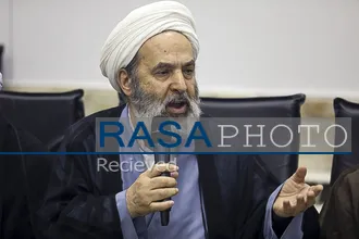 حضور رئیس قوه قضائیه در جلسه شورای عالی جامعه مدرسین حوزه علمیه قم
