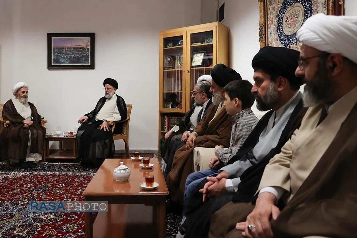 دیدار رئیس جمهور با آیت الله سبحانی
