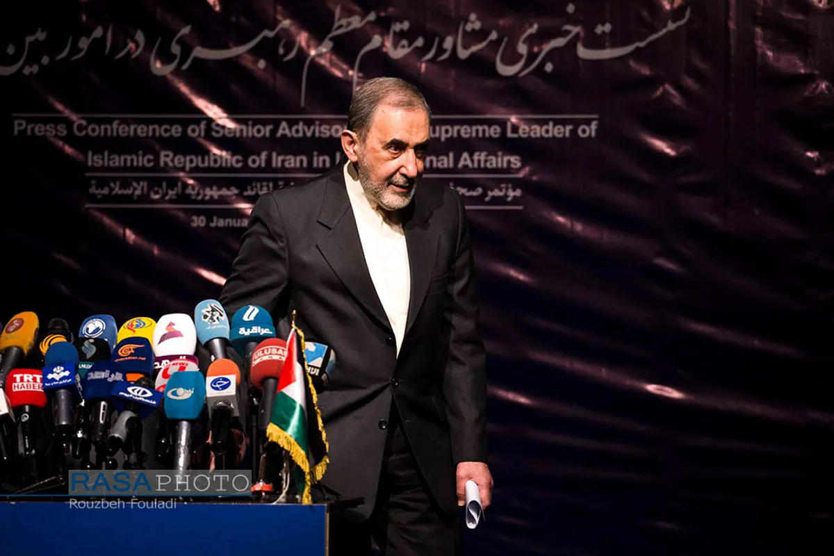 نشست خبری مشاور مقام معظم رهبری در امور بین الملل با محوریت معامله قرن&lrm;