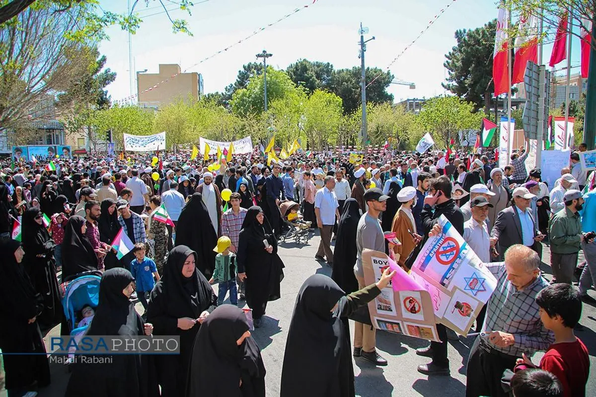 راهپیمایی باشکوه روز قدس در قم