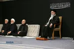 مراسم عزاداری شب عاشورای حسینی (علیه&zwnj;السلام) با حضور رهبر انقلاب