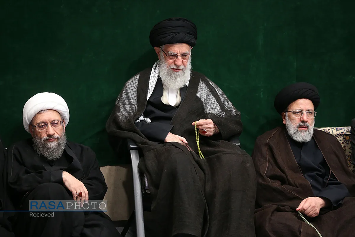 مراسم عزاداری حضرت اباعبدالله الحسین (علیه&zwnj;السلام) در شب تاسوعا با حضور رهبر انقلاب