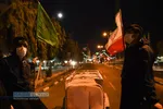 ضدعفونی معابر شهر قم توسط جوانان بسیجی و طلاب
