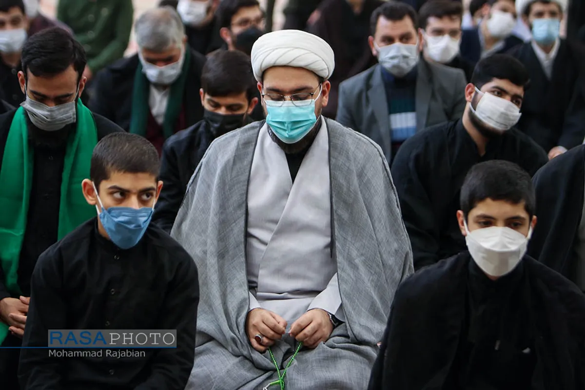 مراسم عزاداری فاطمیه اول با سخنرانی آیت الله علم الهدی
