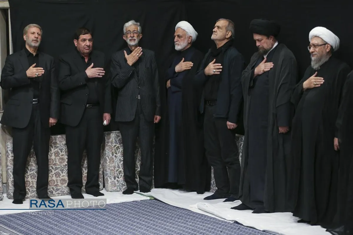 عزاداری ایام شهادت حضرت اباعبدالله الحسین (علیه&zwnj;السلام) در حسینیه امام خمینی (ره)