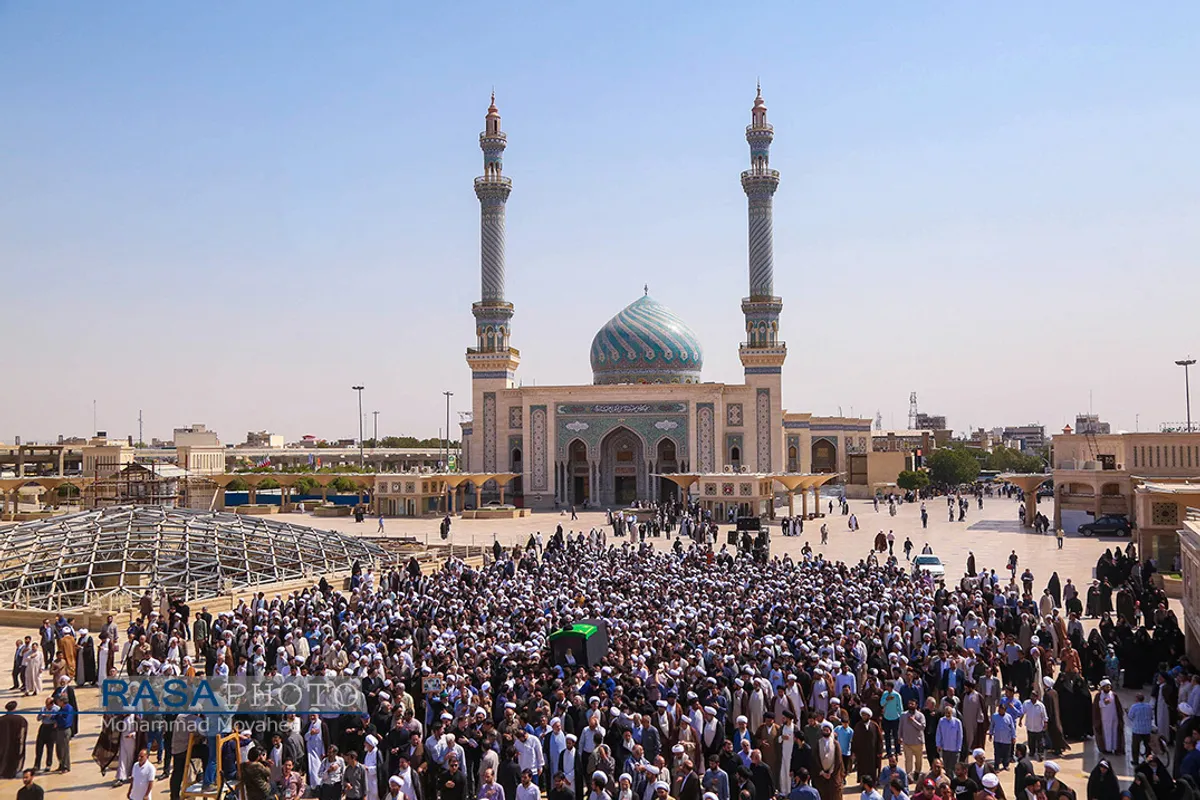 تشییع پیکر آیت الله سید محمد حسینی شاهرودی در قم