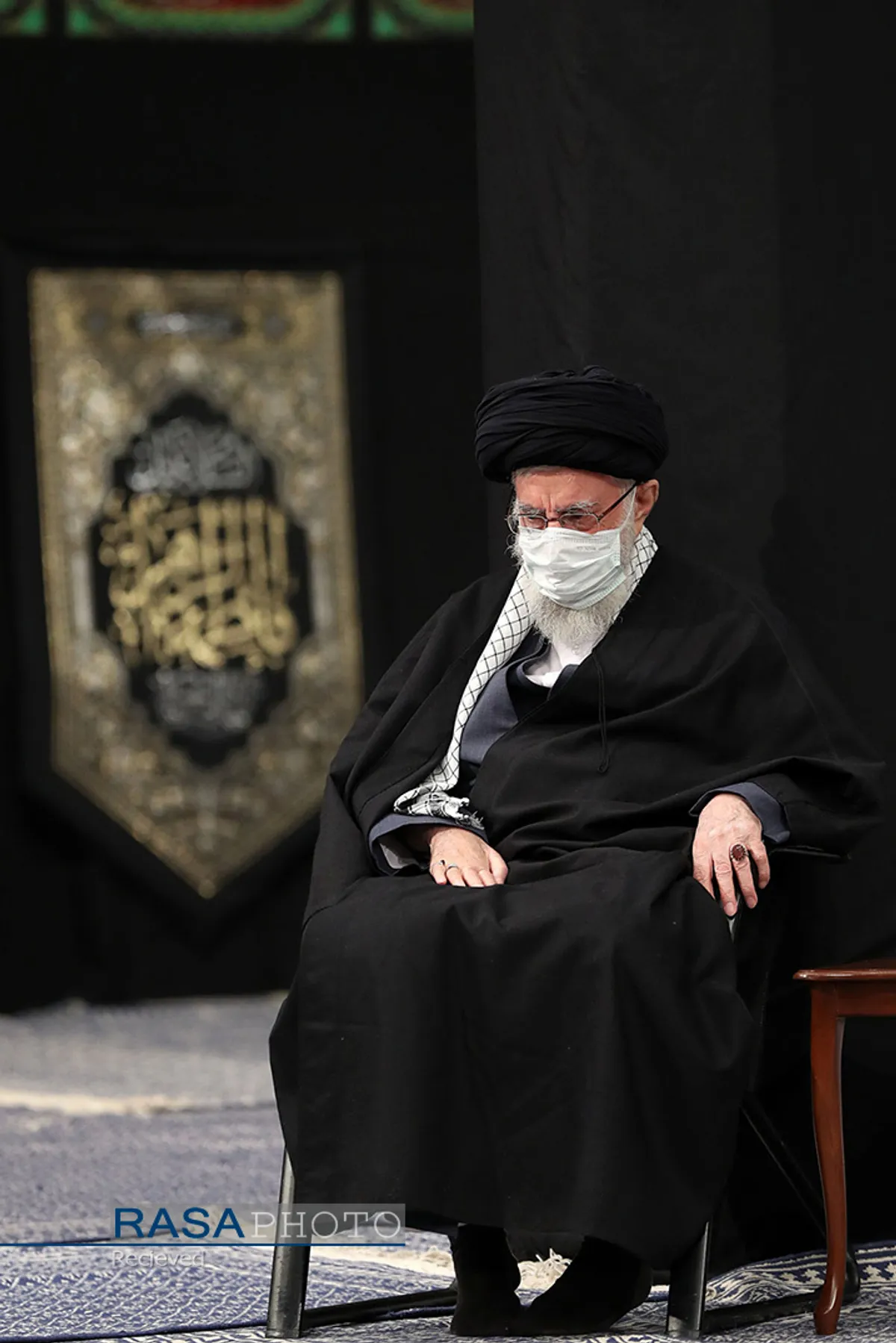 عزاداری شام شهادت حضرت زهرا (سلام&zwnj;الله&zwnj;علیها) با حضور رهبر معظم انقلاب
