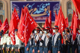 &laquo;عهد سربازی&raquo; نیرو&zwnj;های مسلح با امام زمان (عج) در جمکران&lrm;&lrm;