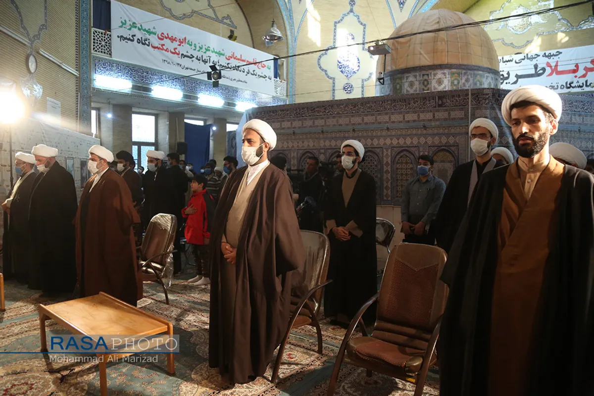 مراسم سالگرد شهادت حاج قاسم سلیمانی ابو مهدی المهندس