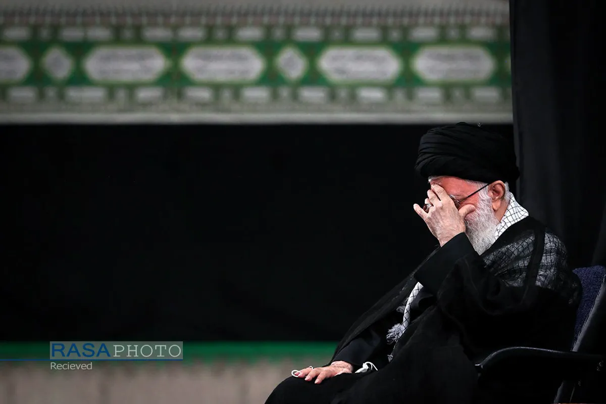 آخرین شب مراسم عزاداری حضرت اباعبدالله الحسین (علیه&zwnj;السلام) با حضور رهبر انقلاب