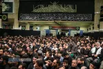 مراسم عزاداری حضرت اباعبدالله الحسین (علیه&zwnj;السلام) در شب تاسوعا با حضور رهبر انقلاب