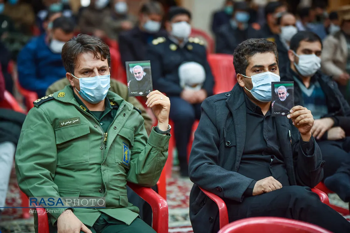 بزرگداشت دومین سالروز شهادت شهید سلیمانی در شیراز&lrm;&lrm;