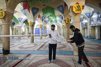 آئین عمامه گذاری طلاب حوزه&zwnj;های علمیه استان فارس