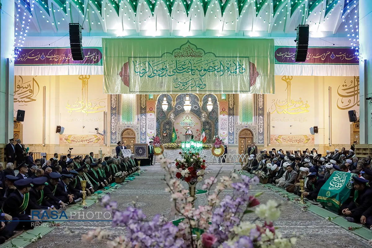 آیین آغاز جشن&zwnj;های دهه کرامت در حرم حضرت معصومه (سلام الله علیها)
