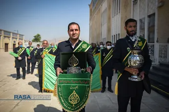 مراسم شکرانه بازگشایی حرم مطهر احمد بن موسی (ع) در شیراز&lrm;