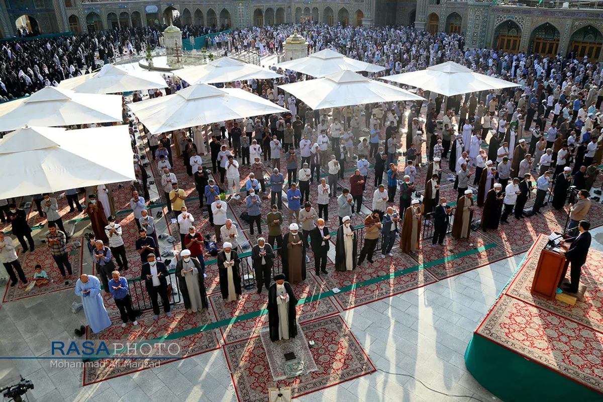 اقامه نماز عید سعید قربان در قم به امامت آیت الله سعیدی