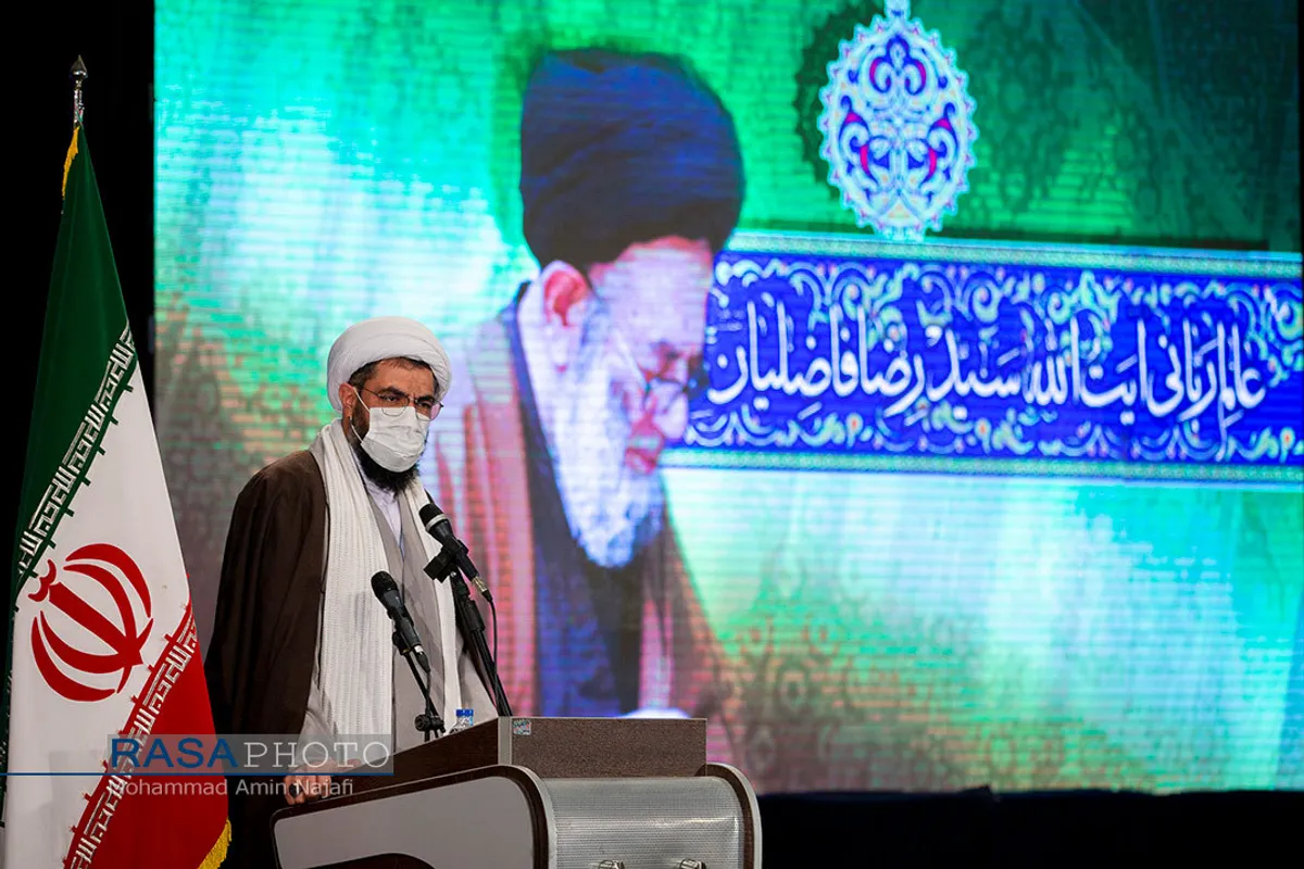 مراسم بزرگداشت مرحوم آیت الله سید رضا فاضلیان&lrm; در همدان