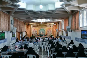 سخنرانی آیت الله شب زنده دار در دیدار جمعی از اساتید دانشگاه و خانواده&zwnj;های ایشان