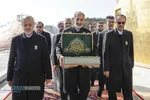 آیین تعویض پرچم گنبد منور رضوی در روز میلاد حضرت امام رضا (علیه&zwnj;السلام)
