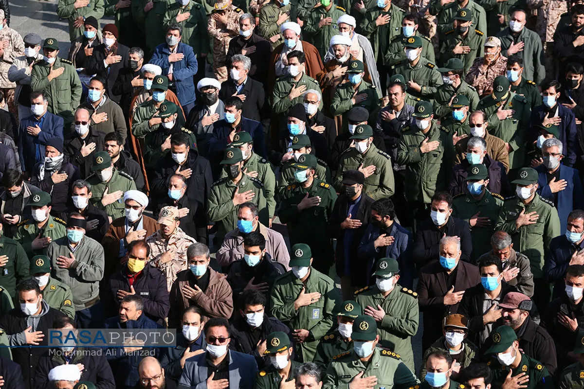 تشییع پیکر مطهر سردار مهدی مهدوی نژاد