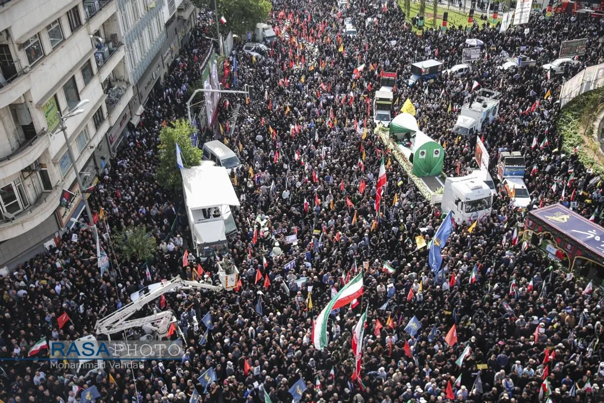 تشییع با شکوه و میلیونی شهدای اقتدار ملی در تهران