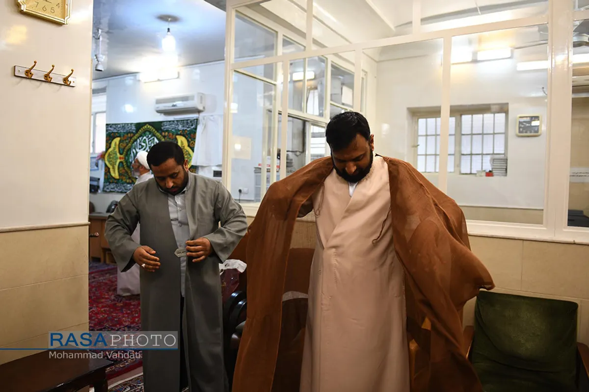 جشن عمامه&zwnj;گذاری طلاب در روز میلاد حضرت بقیة الله الاعظم (عج)