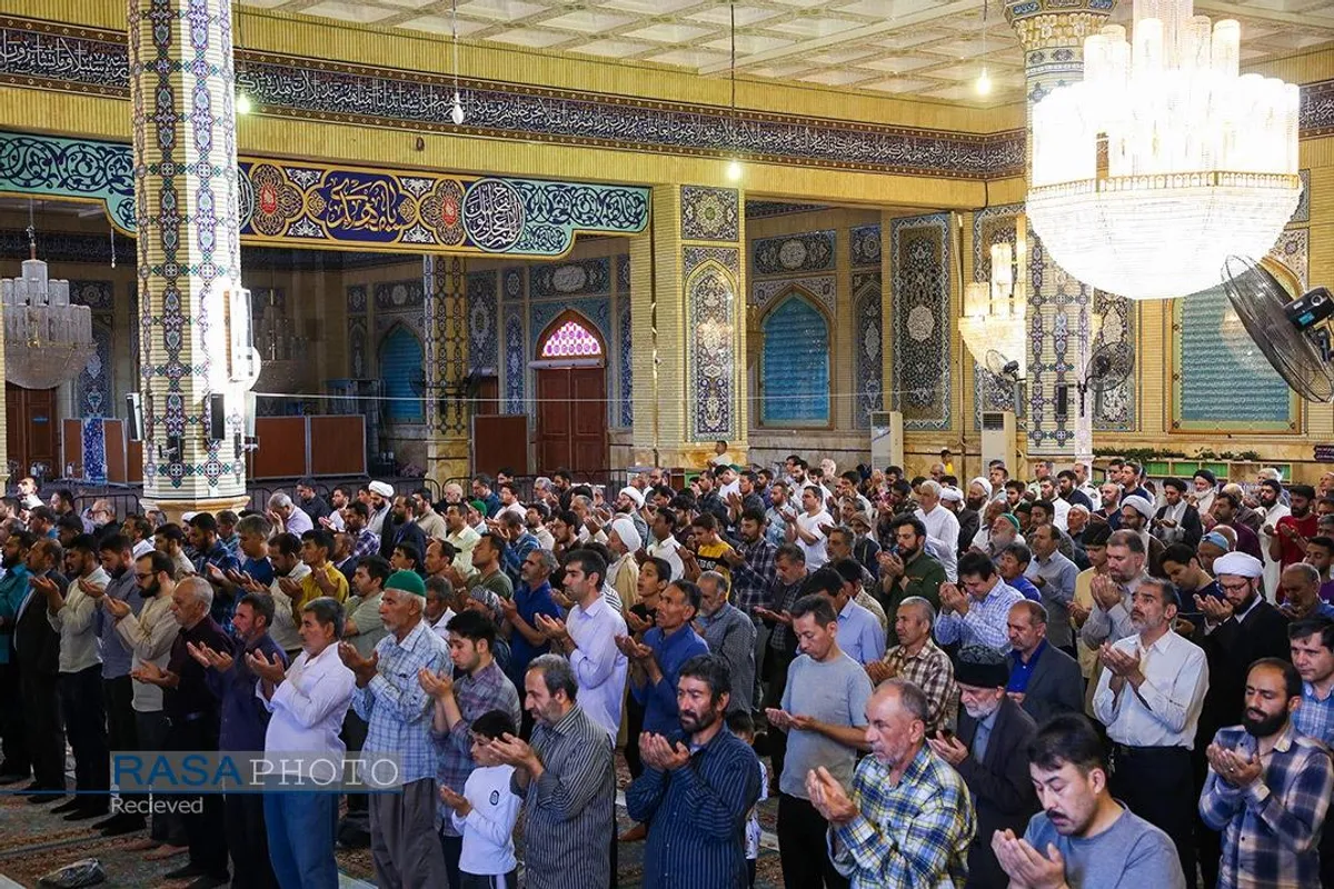 اقامه نماز عید سعید قربان در مسجد مقدس جمکران