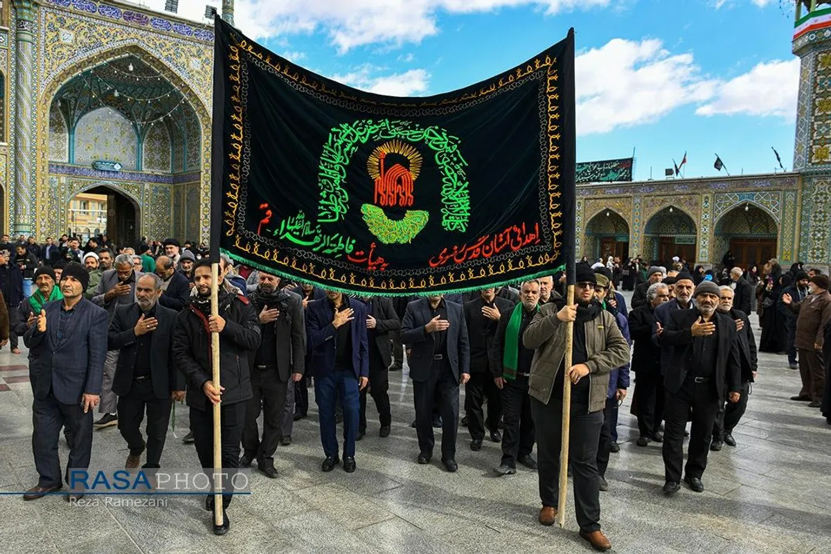 عزاداری روز شهادت حضرت امام موسی کاظم (علیه&zwnj;السلام) در حرم بانوی کرامت
