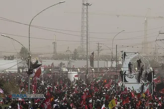 گوشه&zwnj;ای از لحظات ماندگار تشییع تاریخی رهبر شهید انقلاب در قم