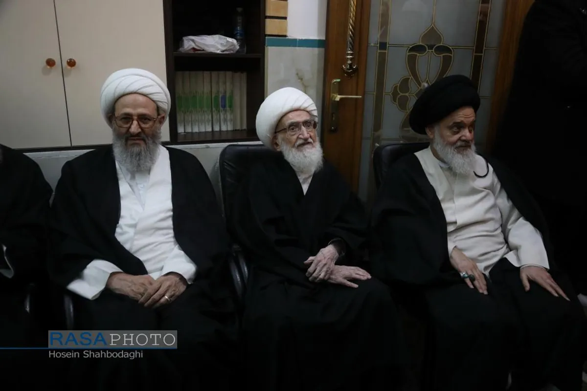 مراسم ختم حجت الاسلام والمسلمین رضا نوری همدانی