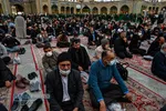 آیین تعویض پرچم حرم در شب وفات حضرت معصومه (سلام الله علیها)