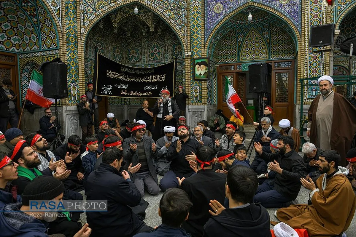 عزاداری روز شهادت حضرت امام موسی کاظم (علیه&zwnj;السلام) در حرم بانوی کرامت