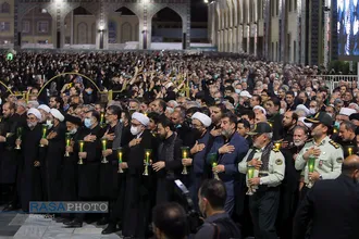 مراسم شام&zwnj;غریبان حضرت سید الشهداء (علیه السلام) در حرم مطهر رضوی