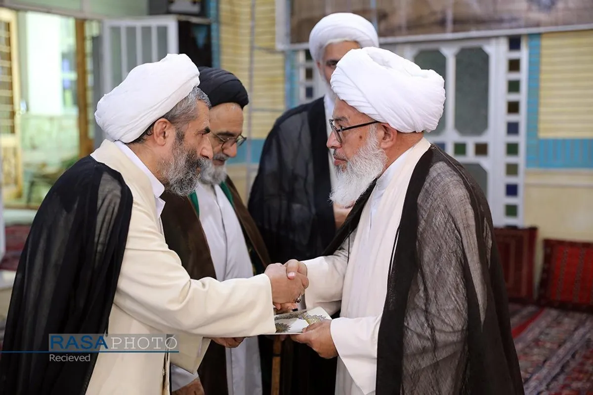 سفر حجت الاسلام والمسلمین رحیمیان مسئول دبیرخانه شورای عالی حوزه&zwnj;های علمیه به استان سمنان-۲